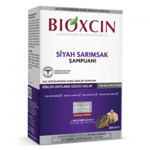 Bioxcin Black Garlic Shampoo for Hair Loss 300ml is an advanced shampoo specially designed to promote hair health and reduce hair loss.