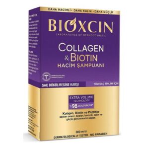Bioxcin Collagen and Biotin Volume Shampoo is the perfect solution for strengthening and enhancing hair health from root to tip.