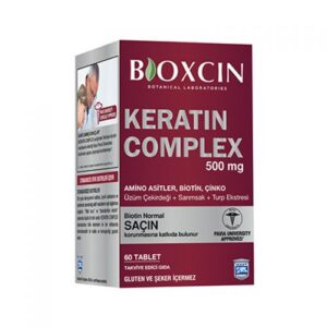 Bioxcin Keratin Complex 60 Tablets is the ideal dietary supplement for improving hair and nail health, promoting stronger, shinier hair and better nails.