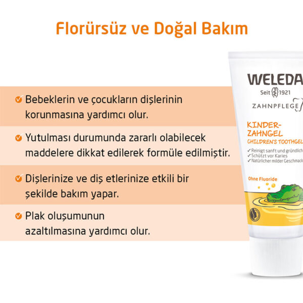 Weleda Organic Toothpaste for Babies and Children 50 ml - Image 3