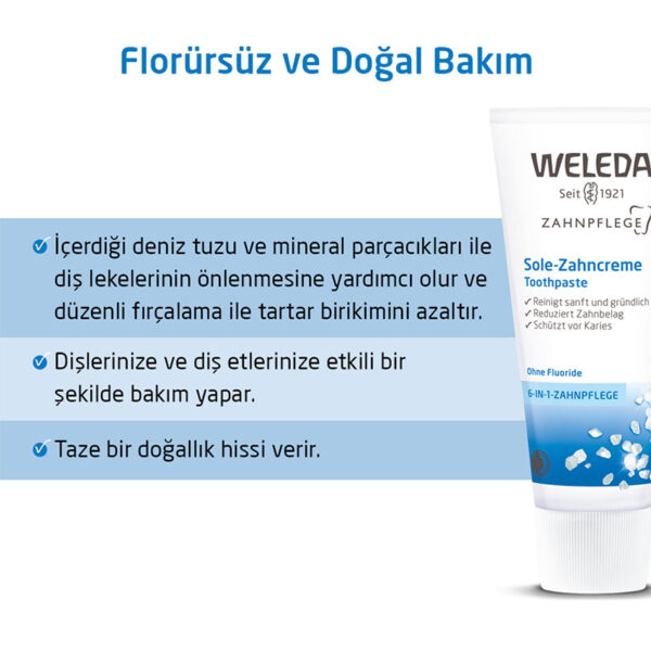 Weleda Sea Salt Mineral Organic Toothpaste 75ml - Image 3