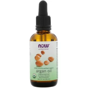 Introducing NOW Solutions Certified Organic and 100% Pure Argan Oil 59 ml, your go-to solution for all-natural hair and skin care.