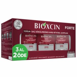 نقدم لكم شامبو بيوكسسين فورتي لتساقط الشعر المكثف 3x300 مل | Bioxcin، الحل النهائي لمكافحة تساقط الشعر وتعزيز نمو الشعر الصحي.