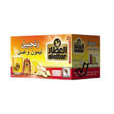 نقدم لكم العطار مشروب زنجبيل و ليمون وعسل 20 كيس | Al Attar، وهو مزيج منعش ومنشط مثالي لأي وقت من اليوم.