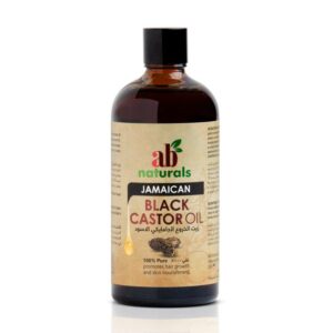 نقدم لكم زيت الخروع الاسود الجامايكي من اي بي ناتشورالز 150 مل | AB Naturals Jamaican، زجاجة سعة 150 مل من الزيت الطبيعي الذي يعزز نمو الشعر وصحة الشعر بشكل عام.