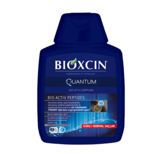 Bioxcin Quantum Anti Hair Loss Shampoo for Dry to Normal Hair 300ml is the ultimate solution to reduce hair loss and enhance its strength.