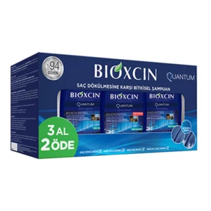 شامبو بيوكسسين كوانتوم المضاد لتساقط الشعر للشعر الجاف إلى العادي 3x300 مل | Bioxcin هو الحل الأمثل لتقوية الشعر الضعيف وتقليل التساق