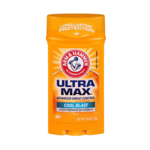 Introducing the Arm and Hammer Cool Blast Antiperspirant Deodorant 73 g, the ultimate solution for all-day freshness and confidence.