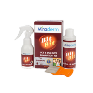 Introducing the Miraderm Tea Tree Oil Shampoo 150 ml + Anti Lice and Nits Spray 100 ml, your ultimate solution for hair care and lice prevention.
