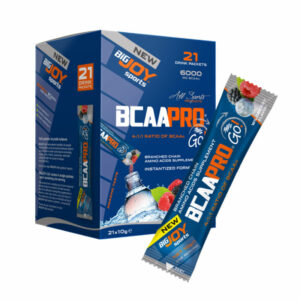 Introducing Bigjoy Sports BCAA Pro Go 4.1.1 Forest Fruit 10 g x 21 Pieces, the ideal supplement for athletes and active individuals.