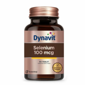 نقدم لكم دينافيت سيلينيوم 100 ميكروجرام 90 قرص | Dynavit، وهو مصدر موثوق للسيلينيوم لتلبية احتياجاتك اليومية.