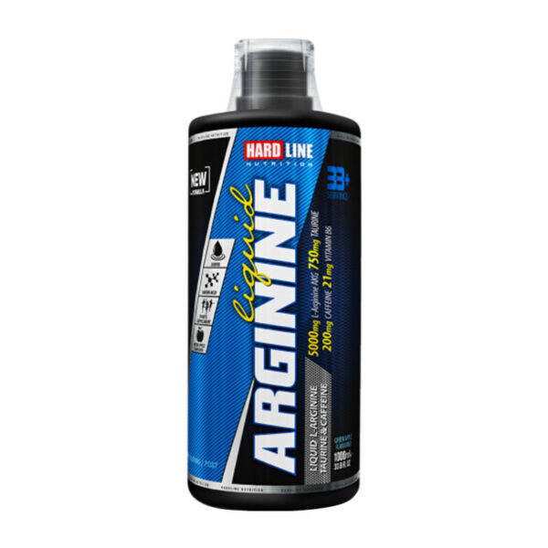 Introducing the Hardline Liquid Arginine Green Apple 1000 ml, a powerful and convenient way to boost your daily vitamin intake.