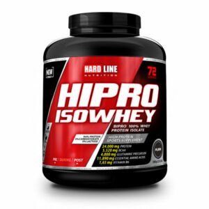 Introducing the Hardline Hipro IsoWhey 1800 g, a high-quality protein supplement designed to support your overall health and wellness.