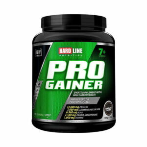 Introducing the Hardline Progainer Chocolate 1406 g, a powerful supplement for boosting your vitamin and health.