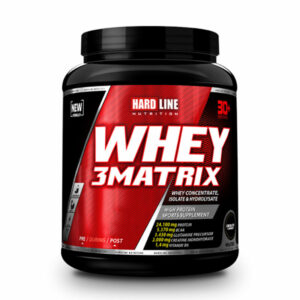 Introducing the Hardline Whey 3Matrix 908 g, a high-quality protein supplement for your health and fitness needs.