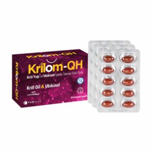 نقدم لكم كريلوم-كيو إتش زيت الكريل واليوبيكوينول 30 كبسولة ناعمة | Krilom-QH، وهو مزيج قوي من زيت الكريل واليوبيكوينول لتعزيز الصحة والعافية.