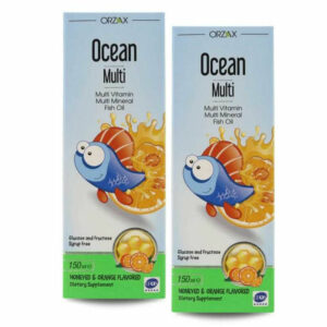 Orzax Ocean Multi Honey - Orange Flavored Supplementary Syrup 150 ml 2nd with 50% OFF, the perfect choice to support your immune system and enhance energy levels with its rich blend of essential vitamins and minerals.