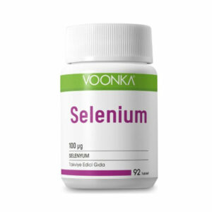 Introducing the Voonka Selenium 100 mcg 92 Capsules, your essential source of selenium for promoting overall health and well-being.