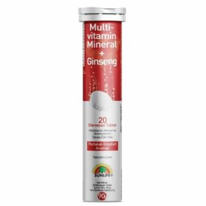 Introducing Sunlife Multivitamin Mineral + Ginseng Effervescent 20 Tablets, the ultimate solution for boosting your daily health regimen.