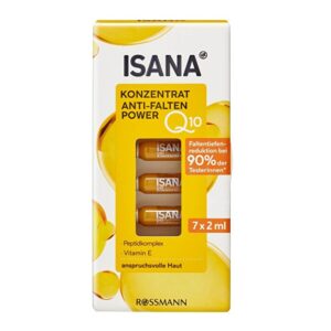 Isana Care Q10 Anti-Wrinkle Ampoule 7x2 ml - Youthful Skin