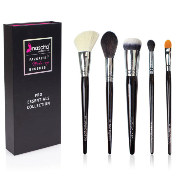 Nascita Pro Makeup Brush Set | 5 Essential Brushes for Flawless Application