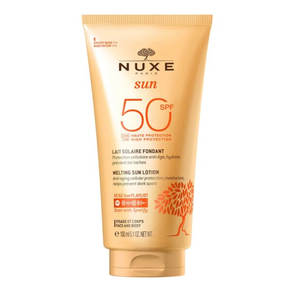 حليب واقي شمس نكس للوجه والجسم SPF 50 - 150 مل لحماية فعالة من الأشعة فوق البنفسجية