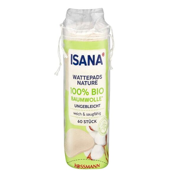 Isana Organic Cotton Discs - 60 Soft