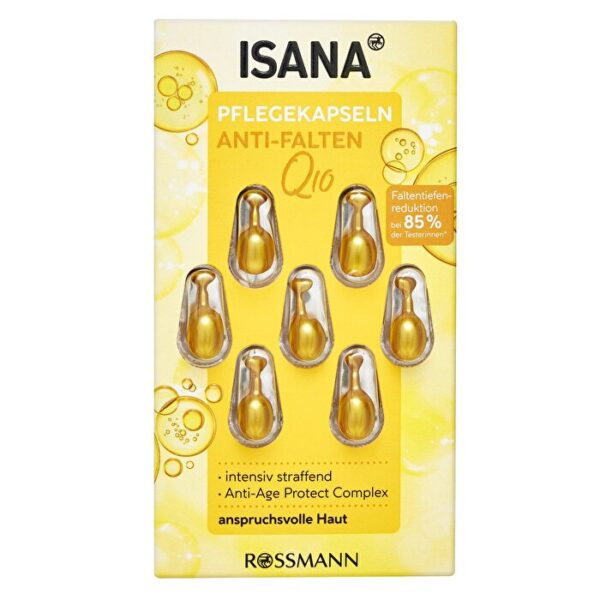 Isana Q10 Anti-Wrinkle Care Capsules - Youthful Skin Boost