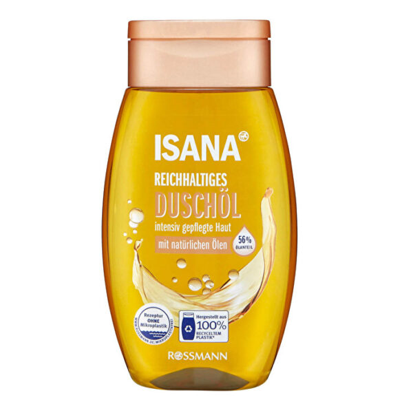 Isana Shower Oil 200ml - 56% Natural Oils for Dry Skin