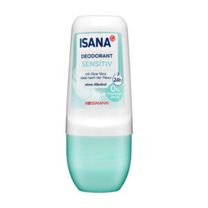 Isana Aloe Vera Sensitive Roll-On Deodorant 50ml - 24h Freshness