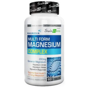 Suda Vitamin Magnesium Complex - 60 Tablets for Energy & Strength