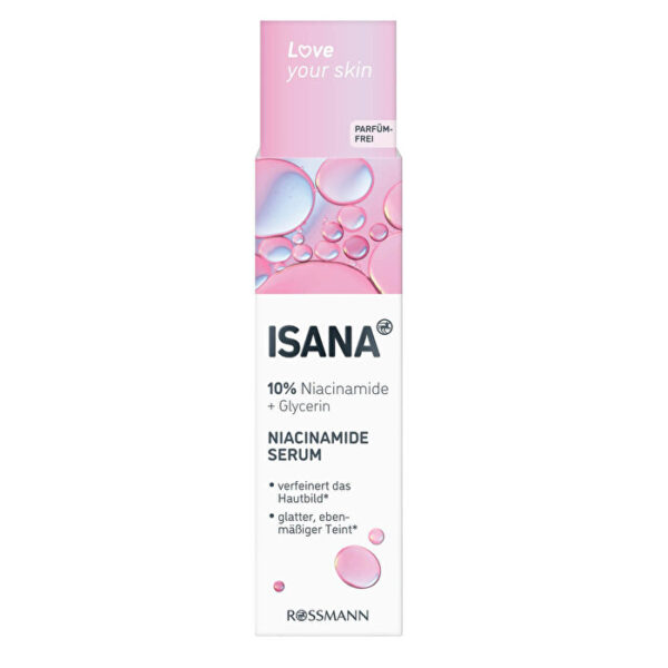 Isana Niacinamide Serum 30ml - Purifying & Hydrating Formula