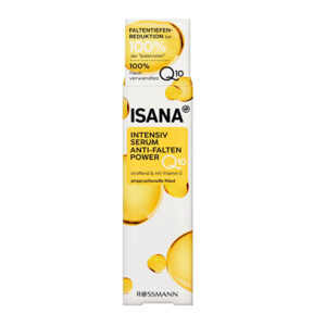 Isana Q10 Anti-Wrinkle Serum 30ml - Boost Elasticity & Protect