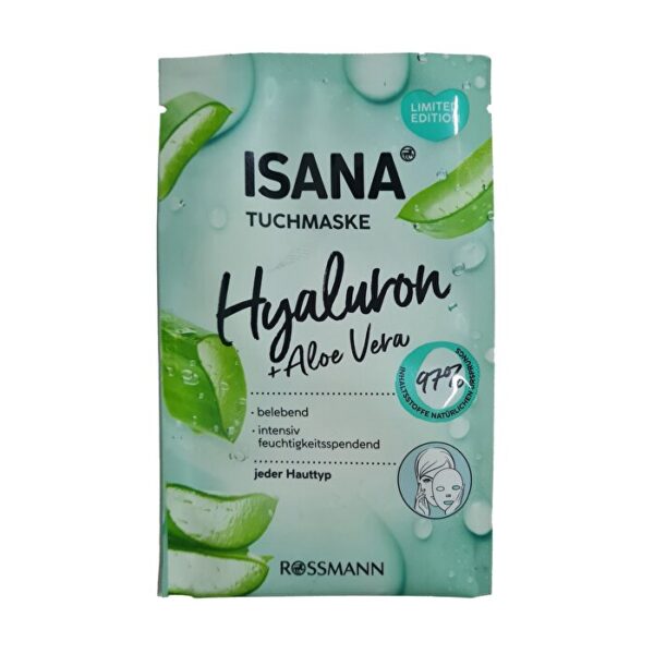 Isana Aloe Vera & Hyaluron Paper Mask - Hydrating Sheet Mask