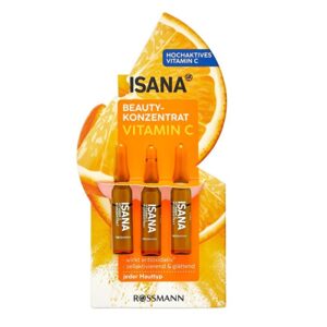Isana Care Vitamin C Ampoules - Hydrating Skin Booster 6ml