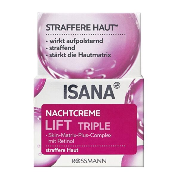 Isana Lift Triple Night Cream 50ml - Nourishing & Firming