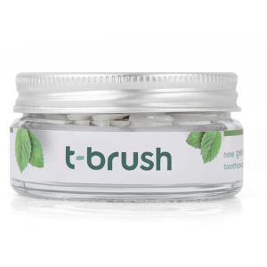 Таблетки для зубной пасты T-Brush Mint без фтора с мятным вкусом