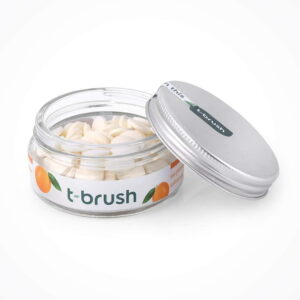 T-Brush Fluoride-Free Orange Toothpaste Tablets - 90 Count