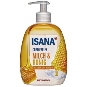 Isana Honey & Milk Liquid Soap 500ml - Nourishing Cleanser
