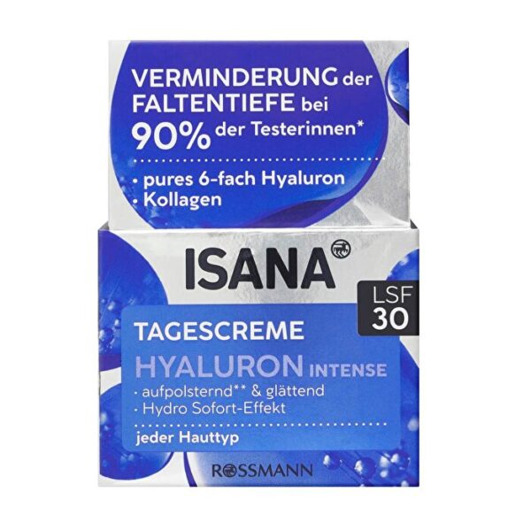 Isana Hyaluron Intense Day Cream SPF 30 - Hydrating 50ml