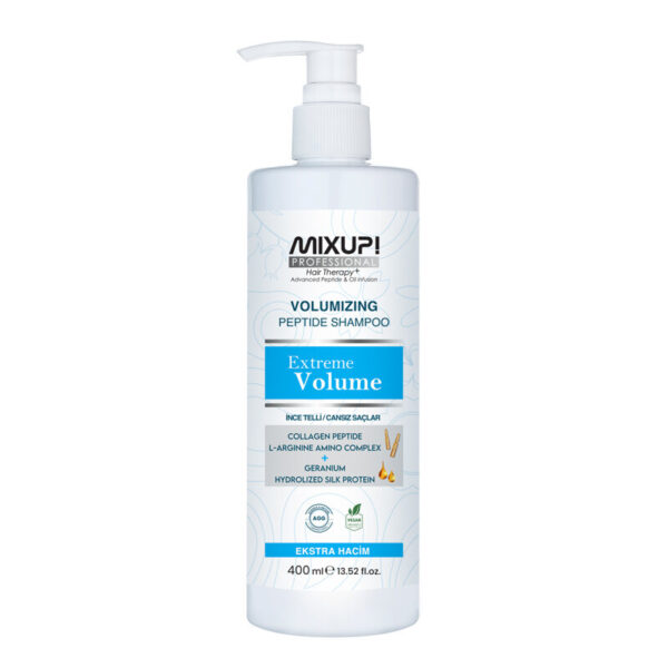Mixup Volumizing Peptide Shampoo 400ml - Extreme Volume Boost