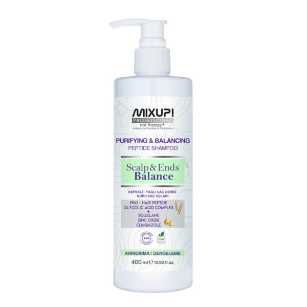 Mixup Peptide Shampoo for Scalp Balance & Healthy Ends 400ml