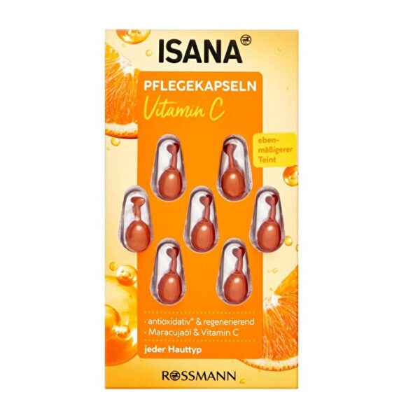 Isana Vitamin C & Maracuja Oil Capsule Serum 7x0.38 oz