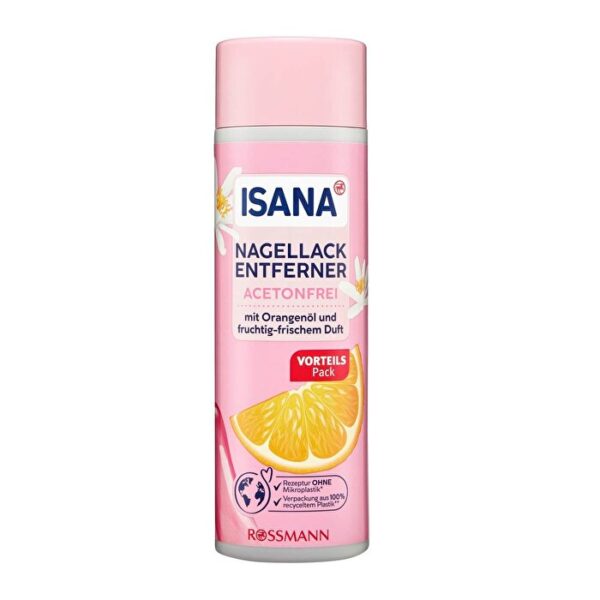 Isana Acetone-Free Nail Polish Remover with Oils 200ml