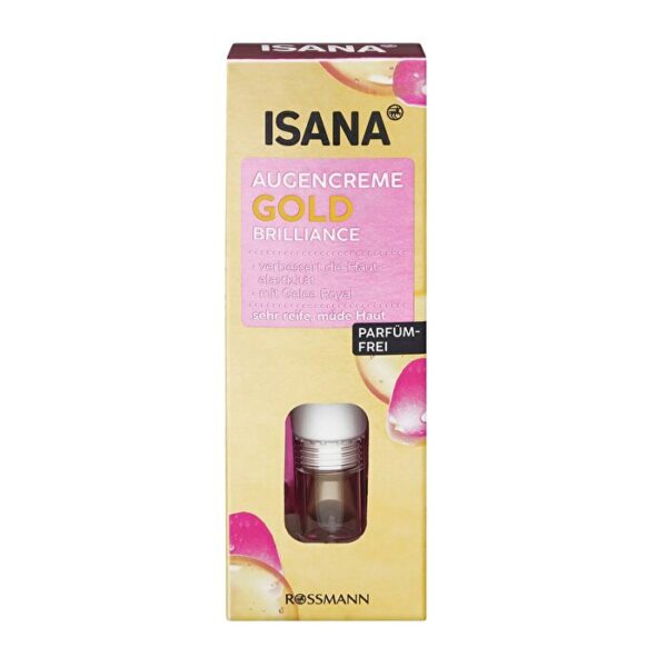 Isana Gold Brilliance Eye Cream 15ml - Anti-Aging & Firming