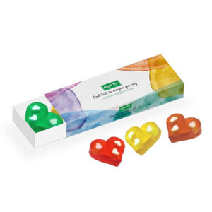 Набор из четырёх натуральных мыл Agarta Heart Soap для мягкой кожи