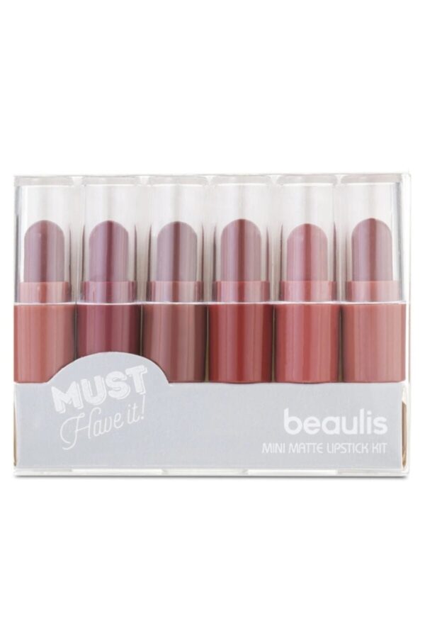 Beaulis Mini Matte Lipstick Kit - 227 Bold Shades for On-the-Go