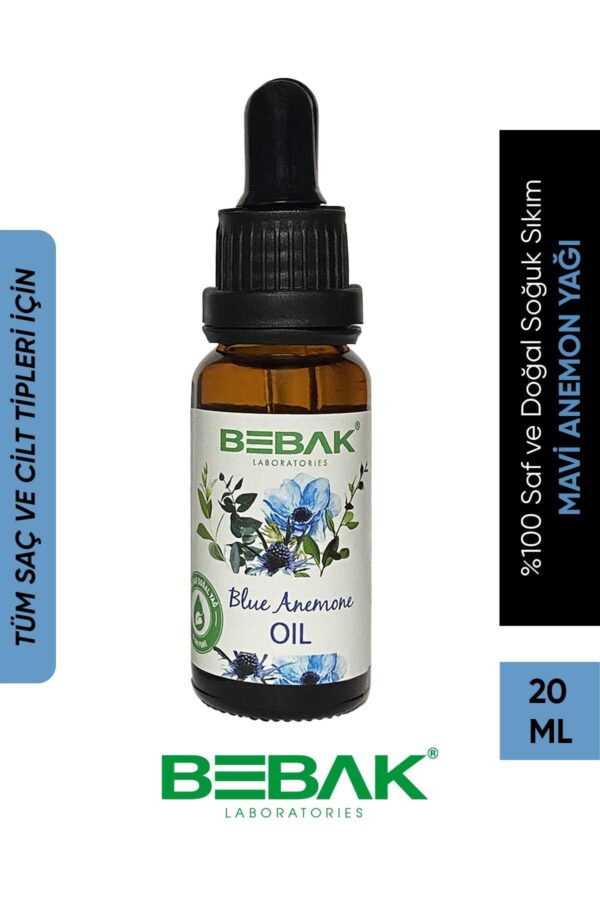 Bebak 100% Pure Cold Pressed Blue Anemone Oil 20 ml - Natural Care