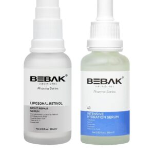Bebak Anti-Aging Moisturizing Skin Care Set with Retinol & Hyaluronic Acid