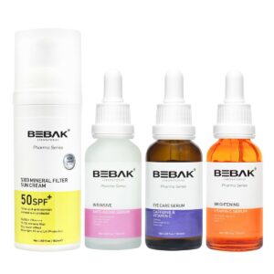 Bebak Anti-Aging Eye & Skin Care Set with Vitamin C & SPF